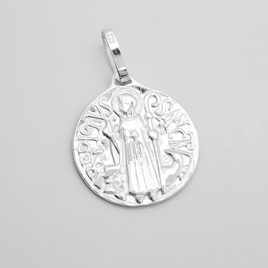 Dije San Benito Pesado Blanco