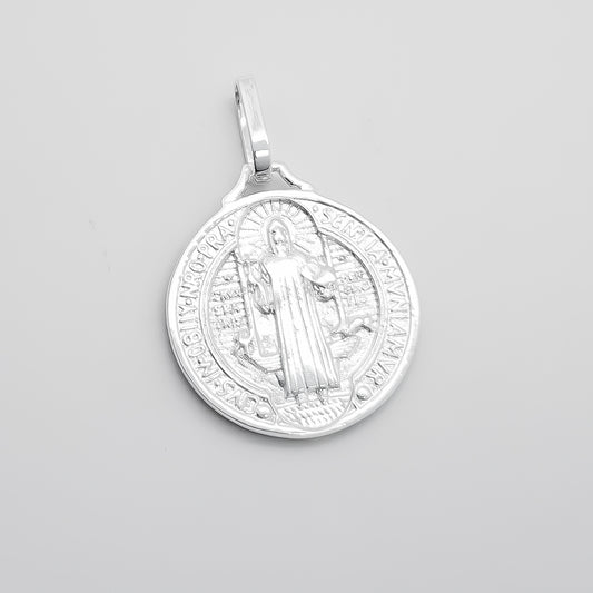 Dije Medalla Cristo Blanco