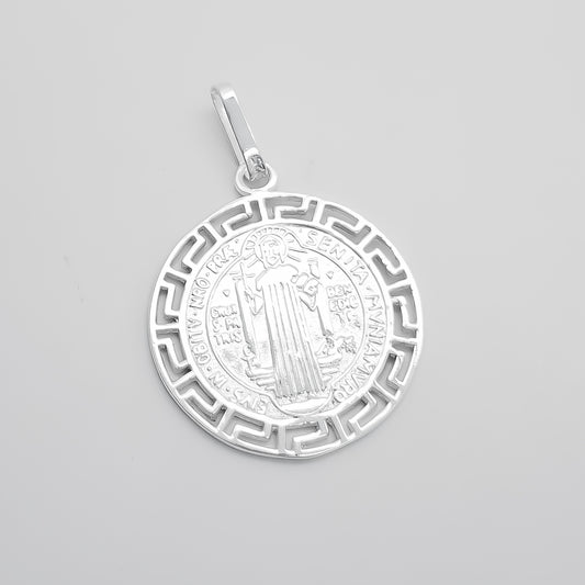 Dije San Benito Grecas Blanco