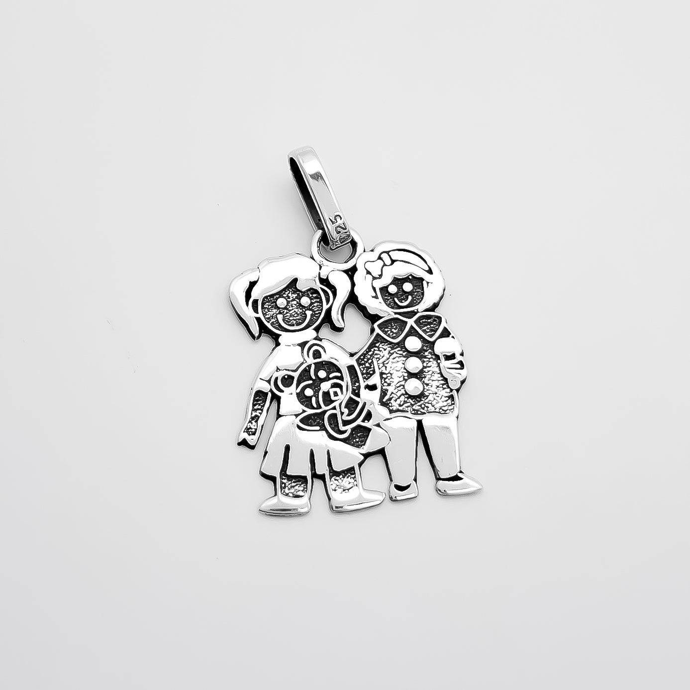 Dije 2 Niñas Pavonado