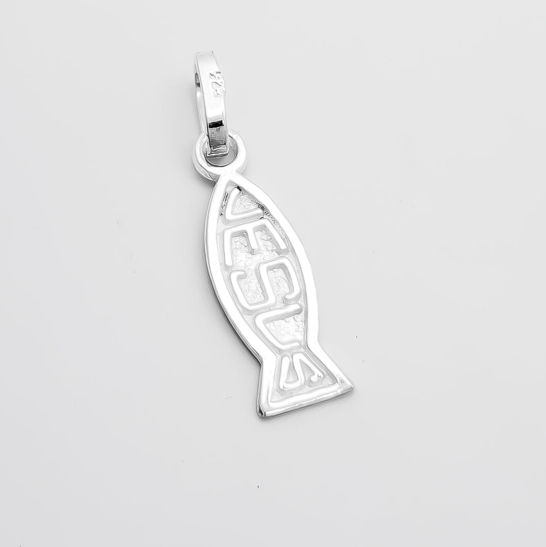 Dije Pez Cristiano Blanco