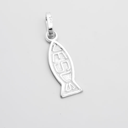 Dije Pez Cristiano Blanco