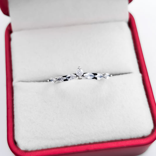Anillo Zirconias Semillas