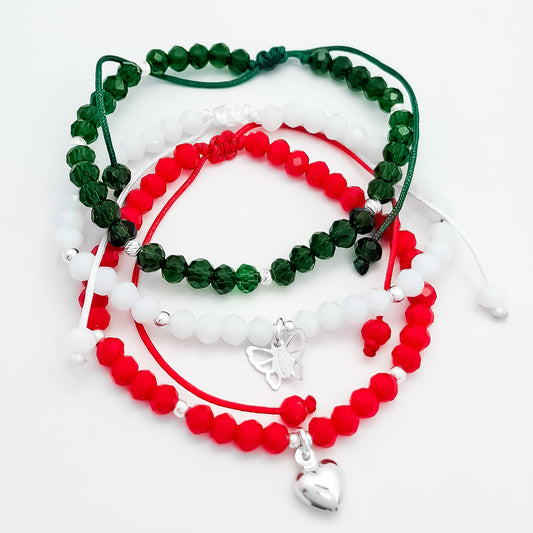 Pulsera Trio Tricolor