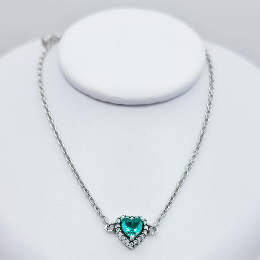 Pulsera Corazon Menta