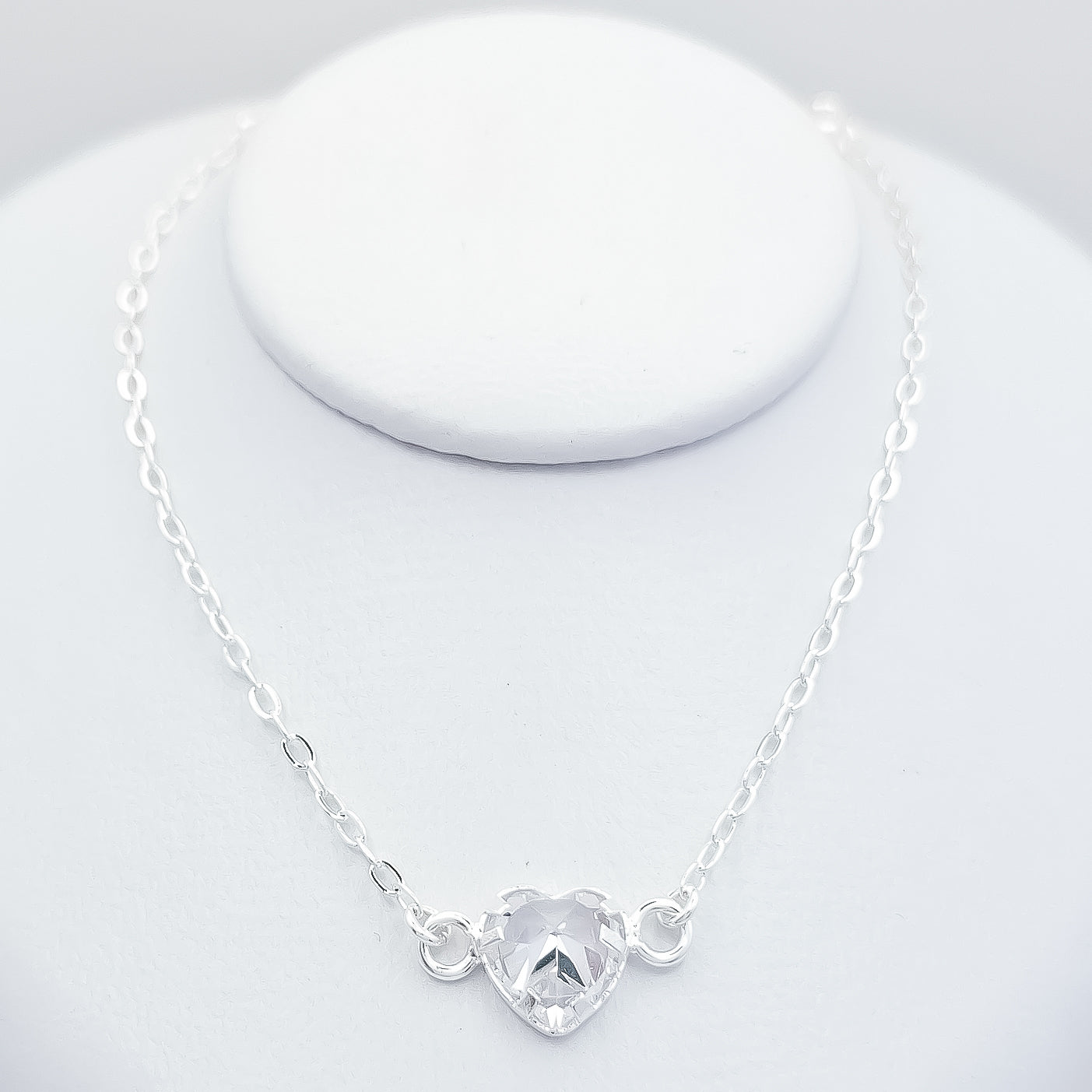 Pulsera Corazon Blanco