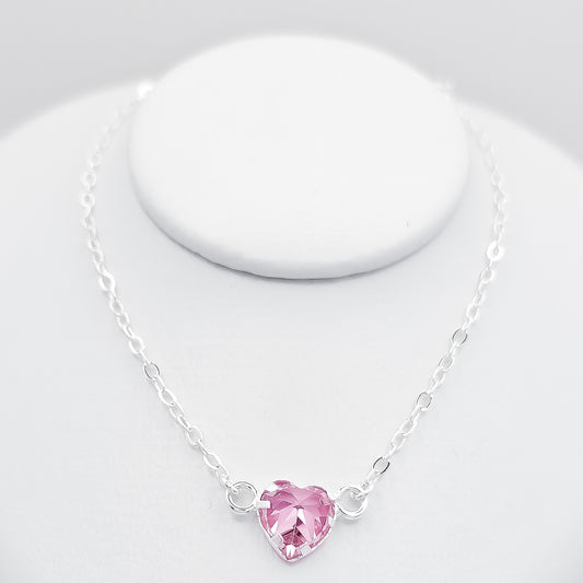 Pulsera Corazon Rosa