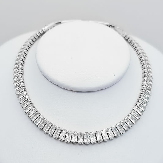 Pulsera Zirconia Blanca