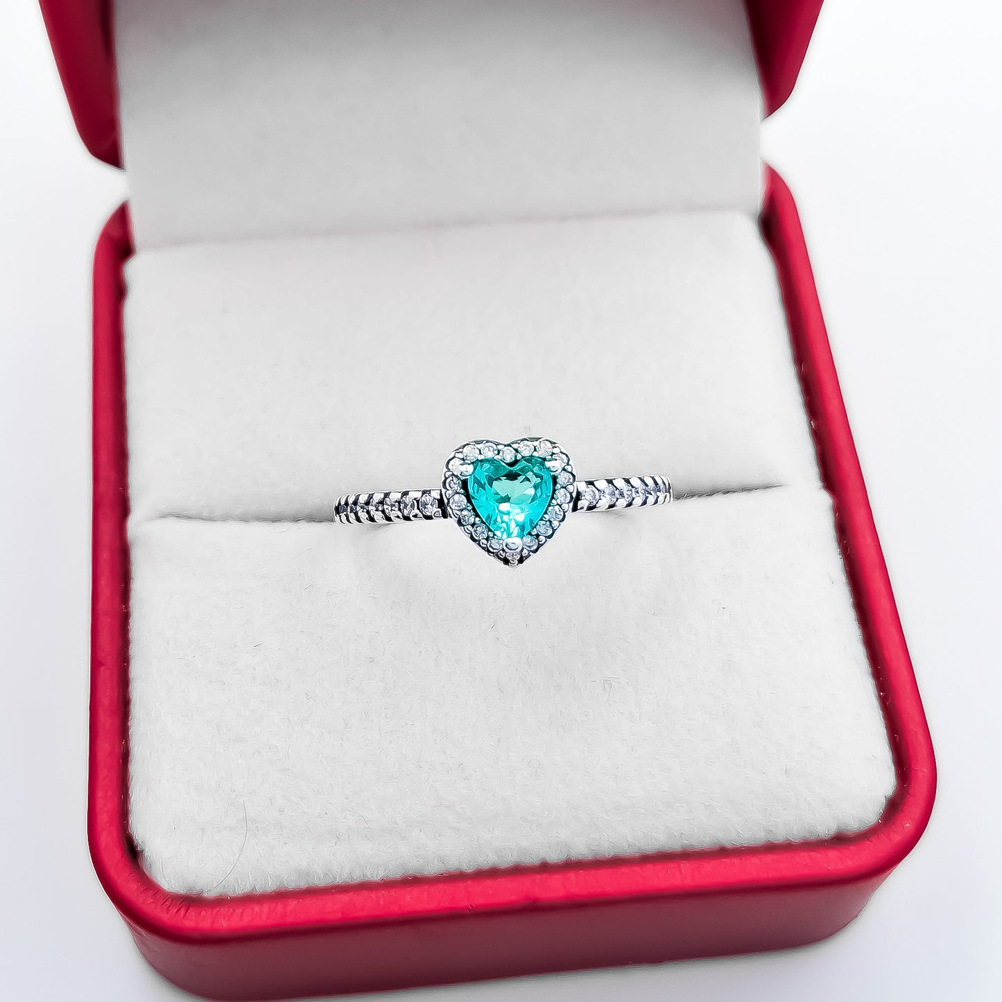 Anillo Corazon Menta