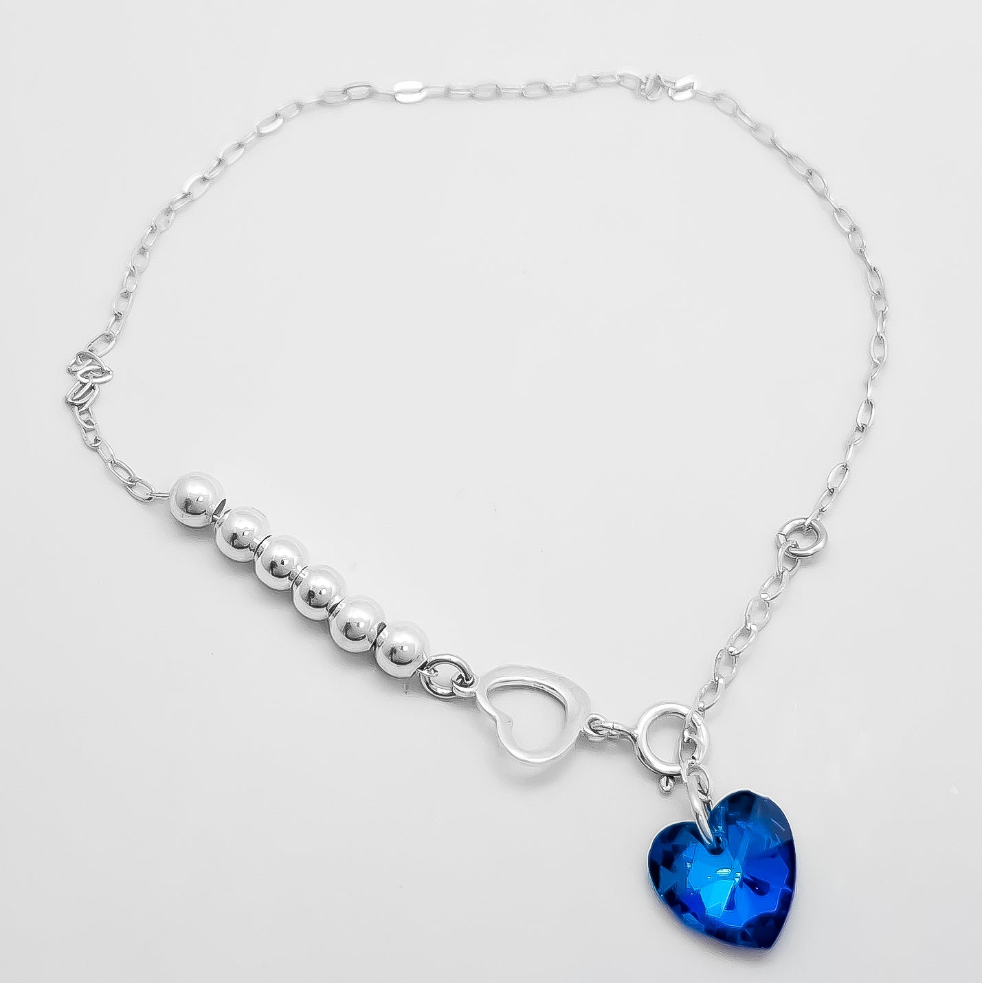 Pulsera Corazon Azul