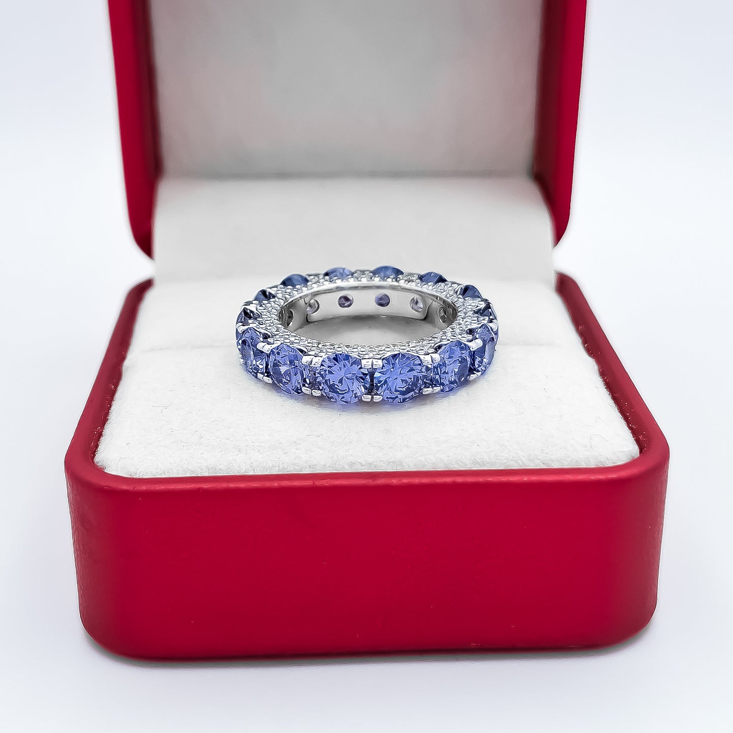 Anillo Lila Zirconia