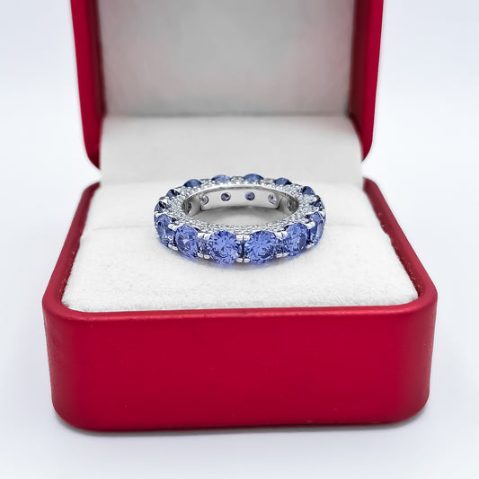 Anillo Lila Zirconia