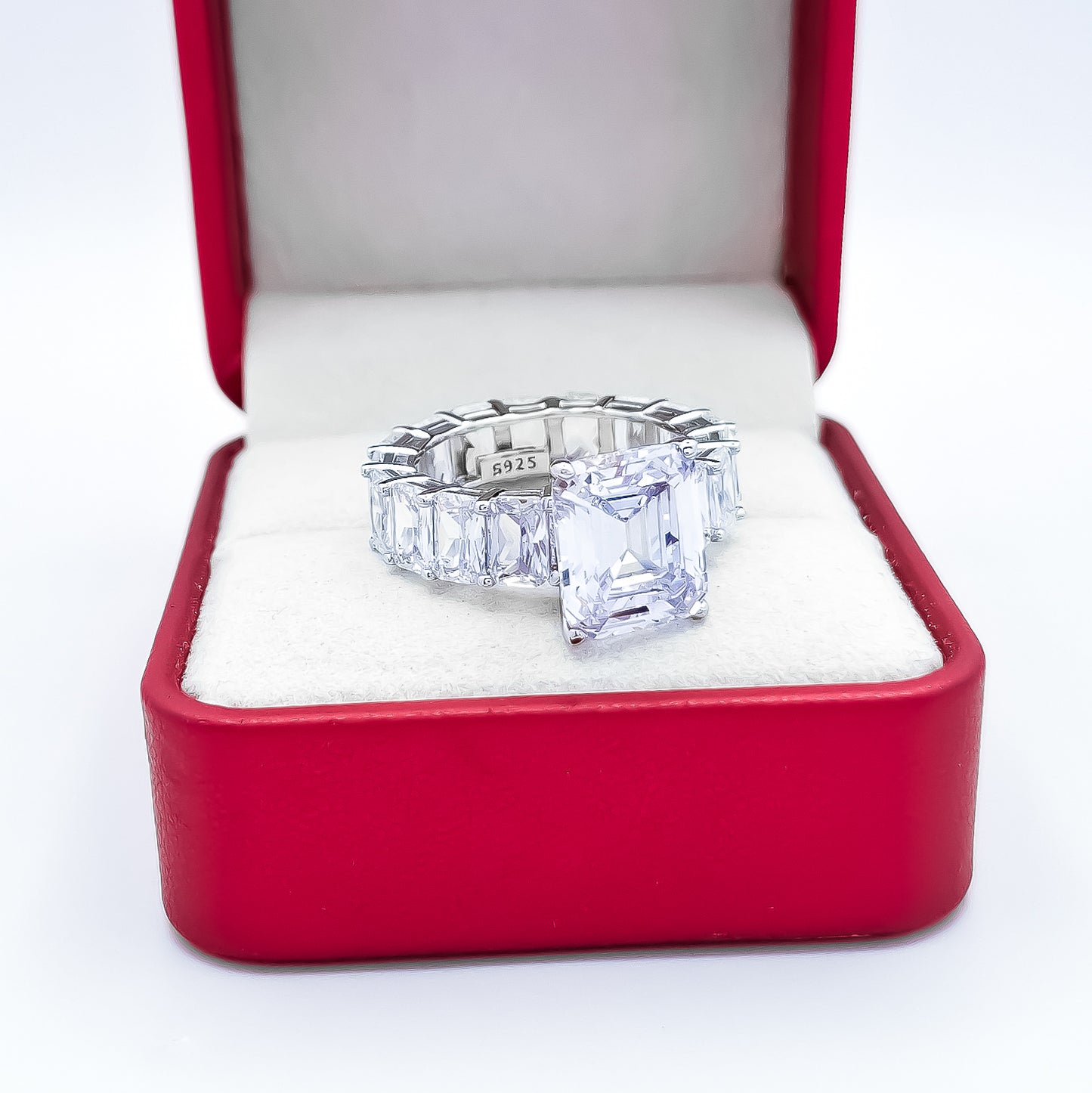 Anillo Zirconia Blanca