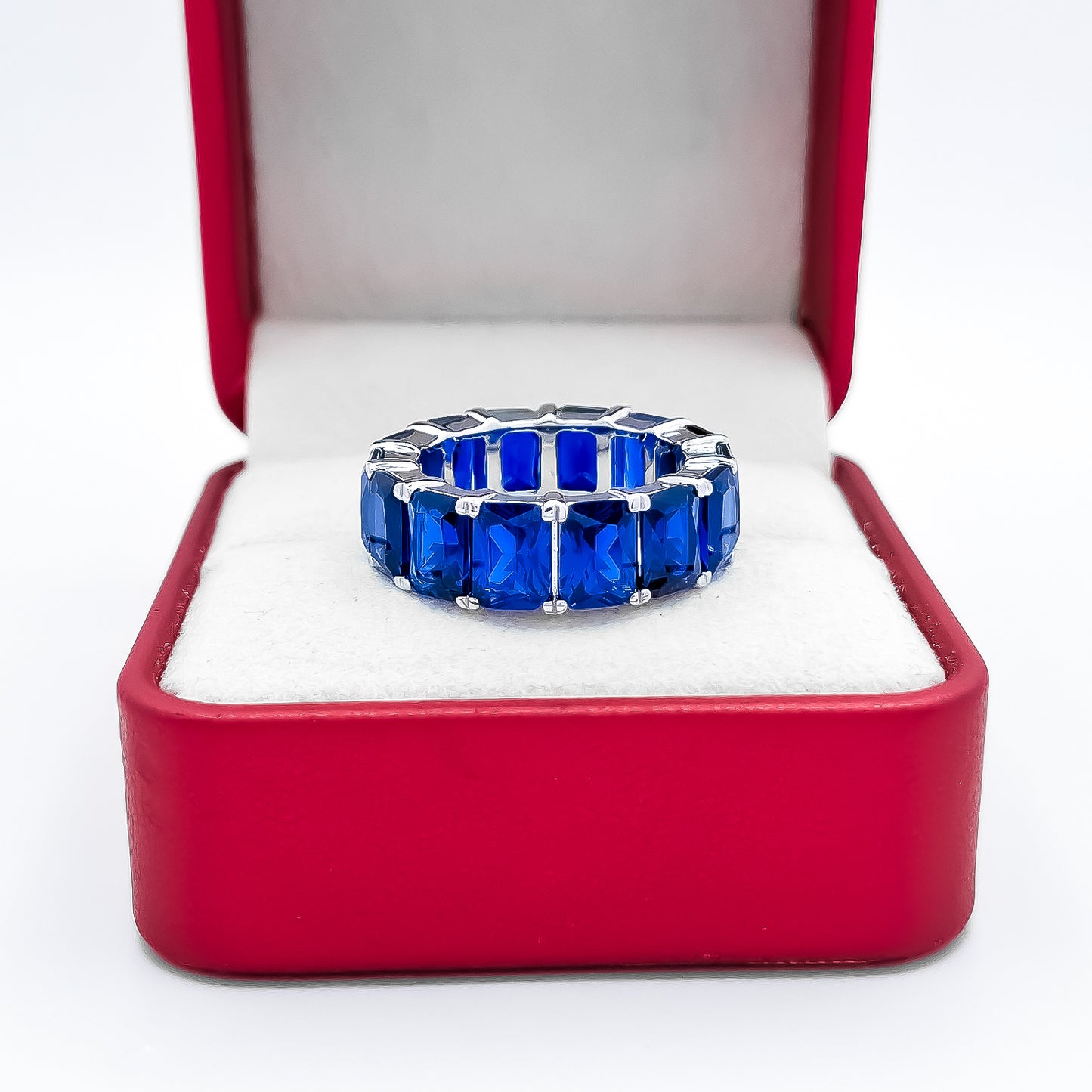 Anillo Zirconia Azul
