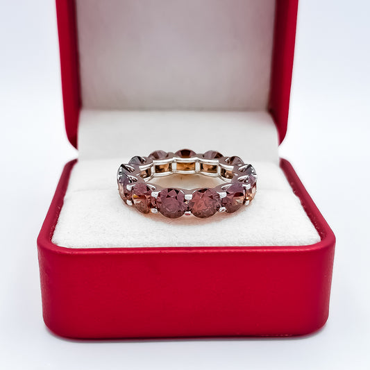 Anillo Zirconia Cafecita