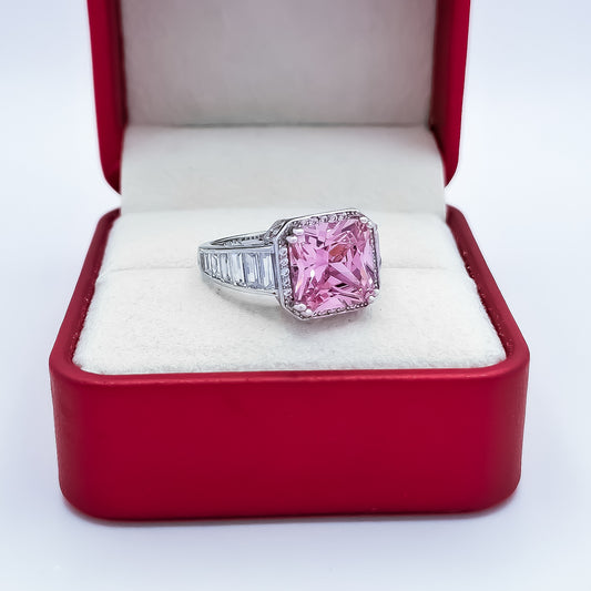 Anillo Rosa Cuadro