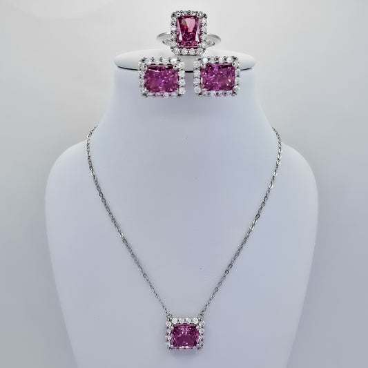 Set Zirconia Rosa