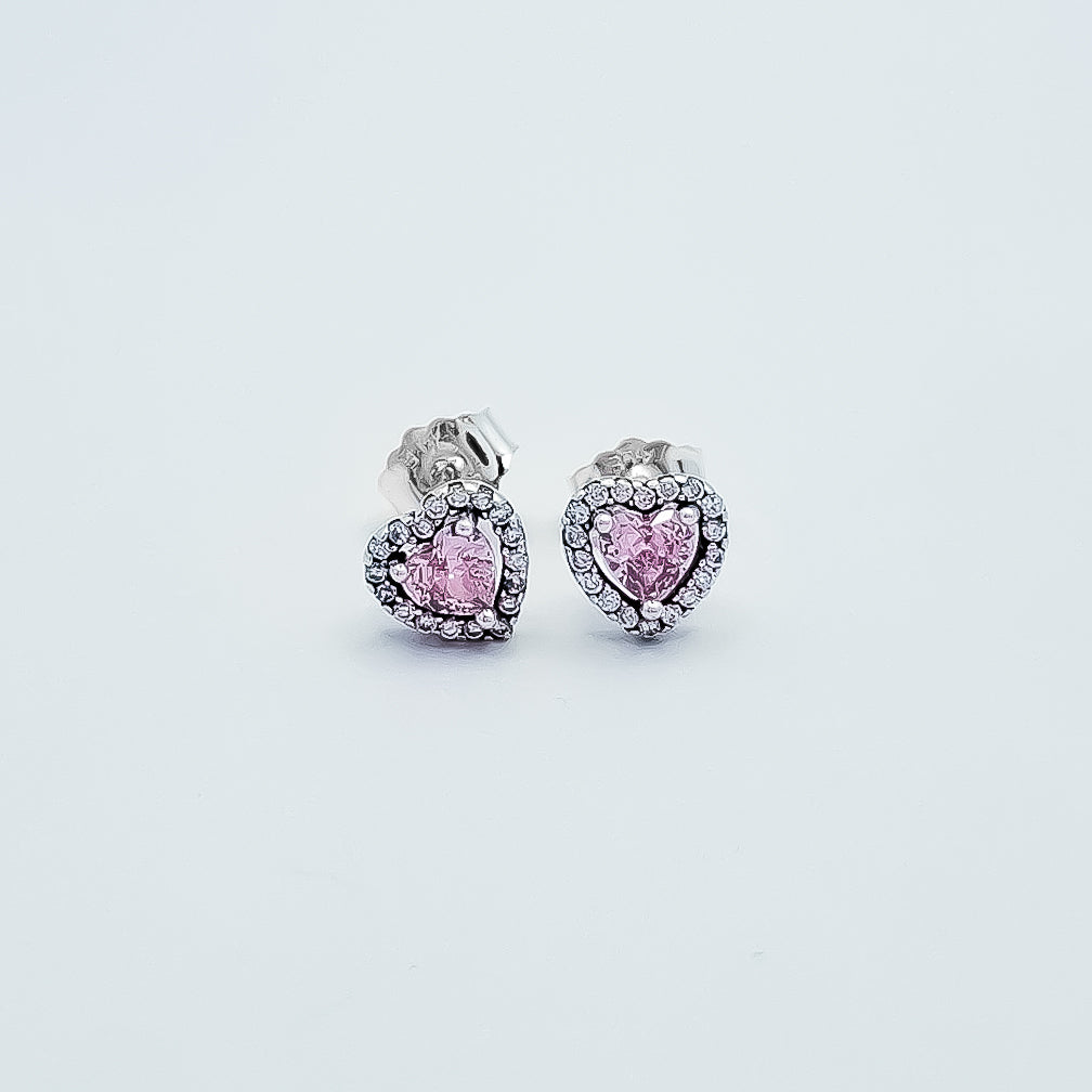 Arete Corazon Rosa