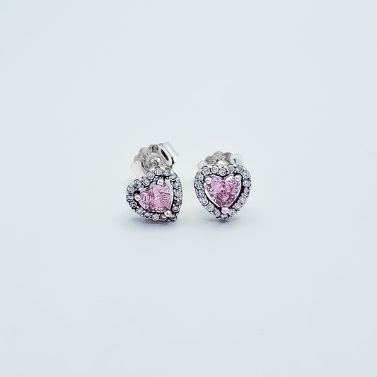 Arete Corazon Rosa