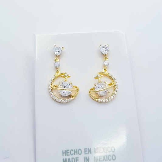 Arete Dorado Colgante