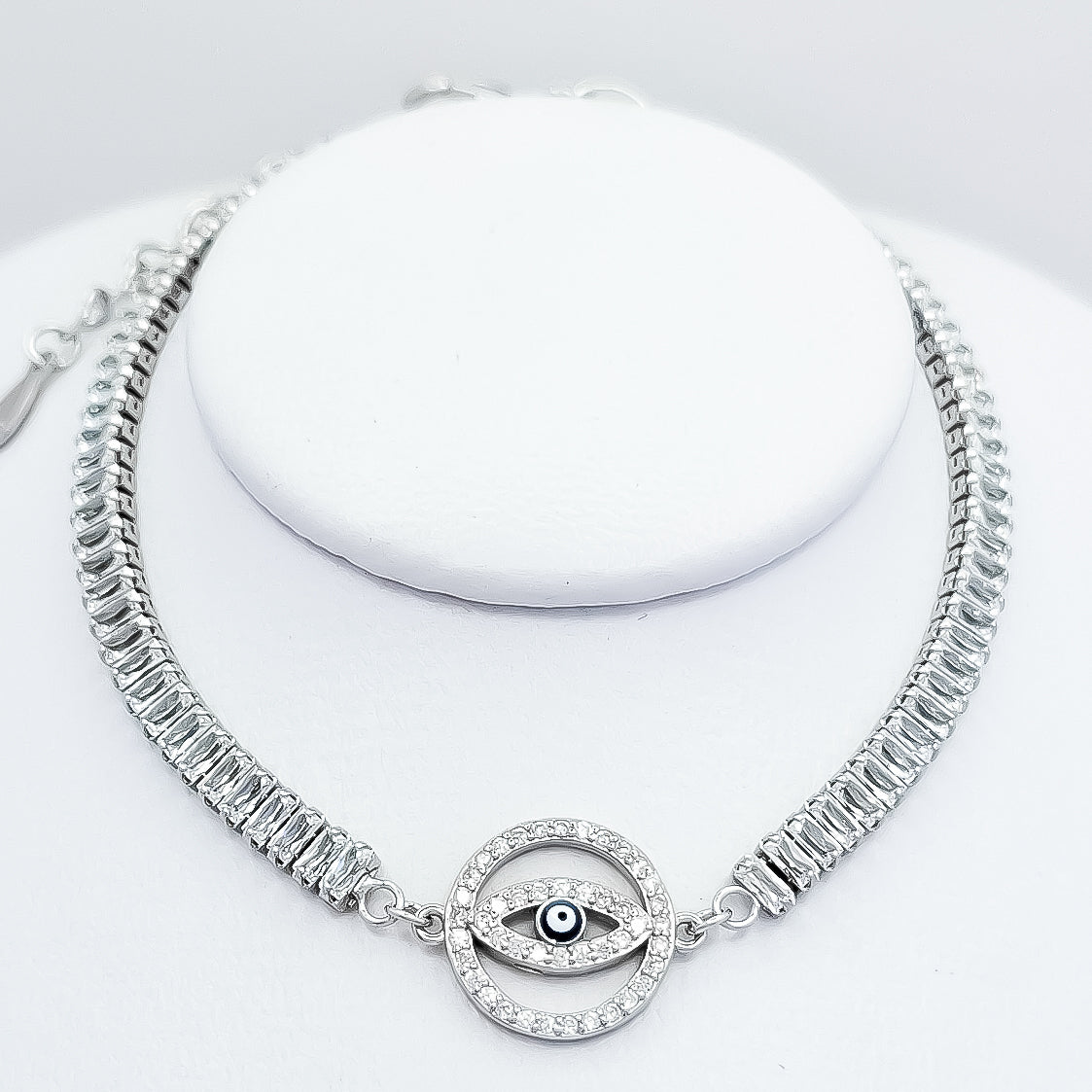 Pulsera Zirconia Ojo