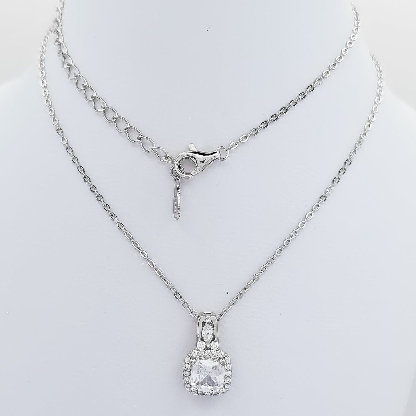 Collar Zirconia Cuadro