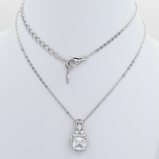 Collar Zirconia Cuadro