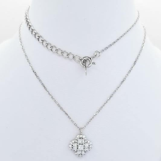 Collar Zirconia Flor