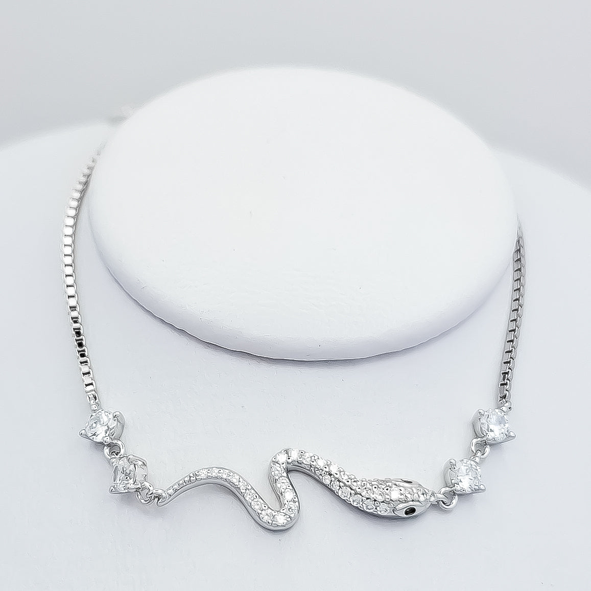 Pulsera Serpiente Zirconia