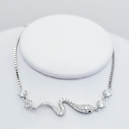 Pulsera Serpiente Zirconia