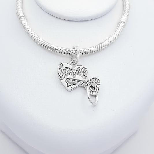 Charm Duo Corazon Llave