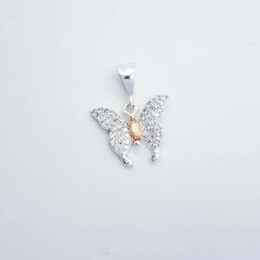 Dije Mariposa Champagne