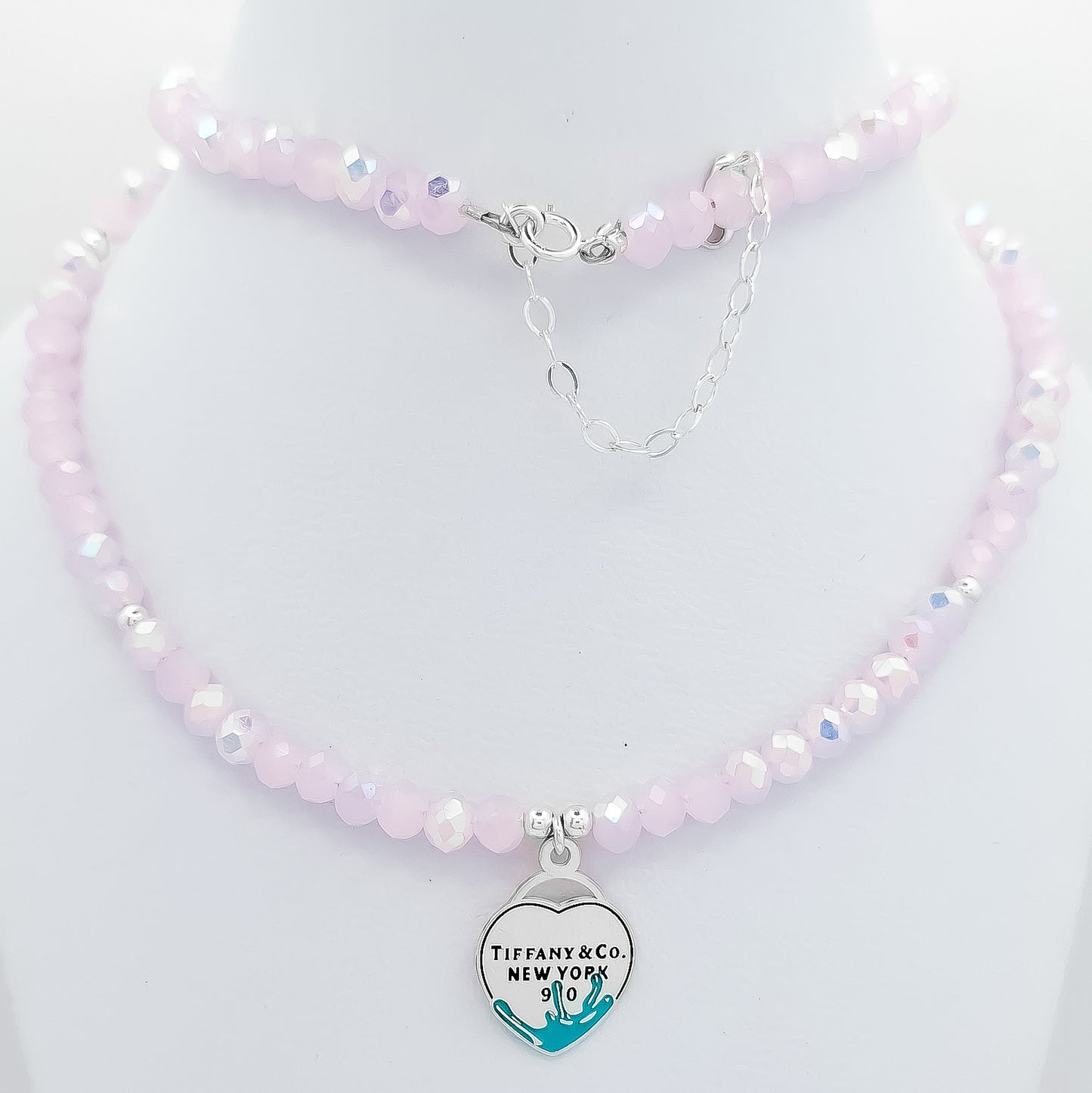 Collar Tiff Corazon Rosa