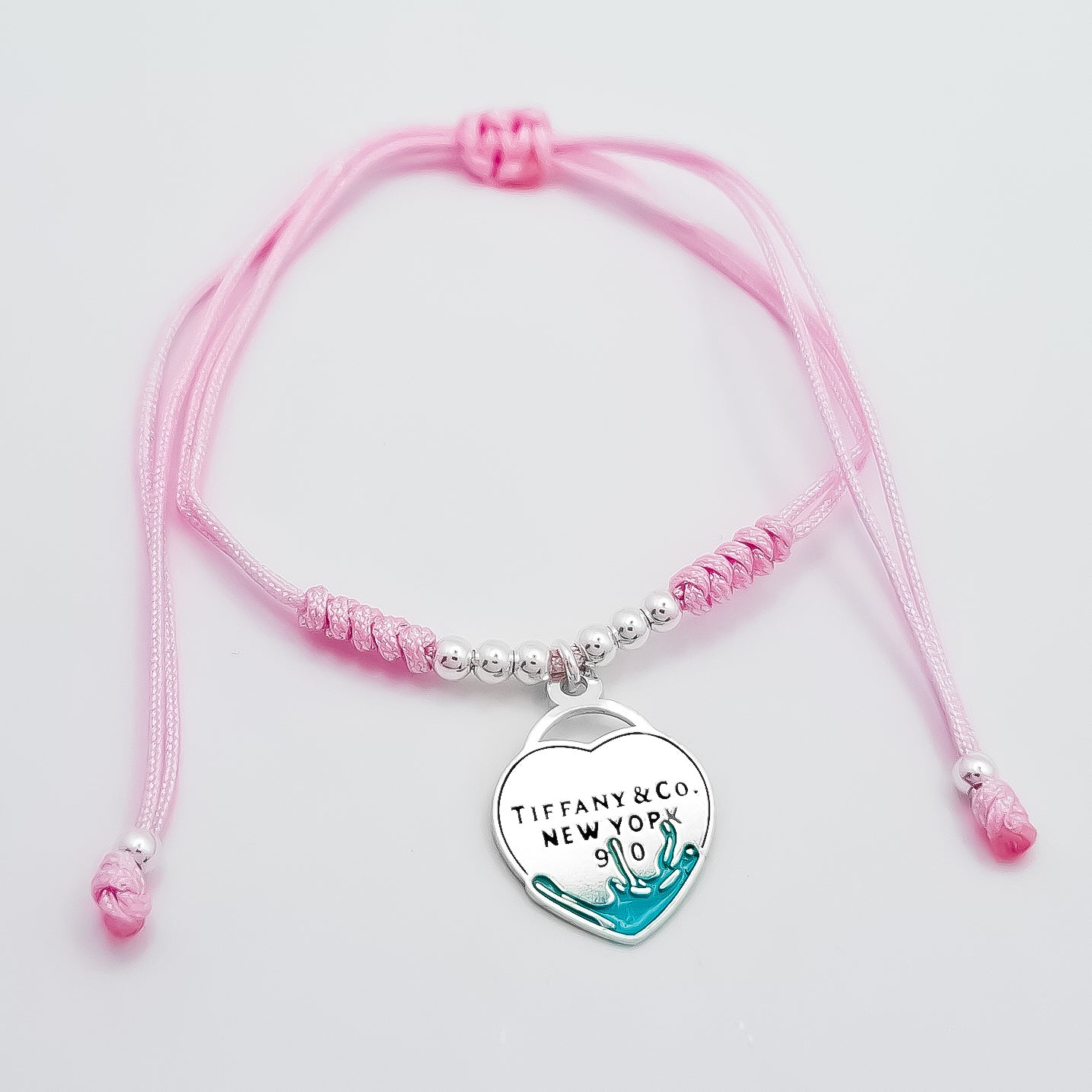 Pulsera Tiff Rosa Corazon