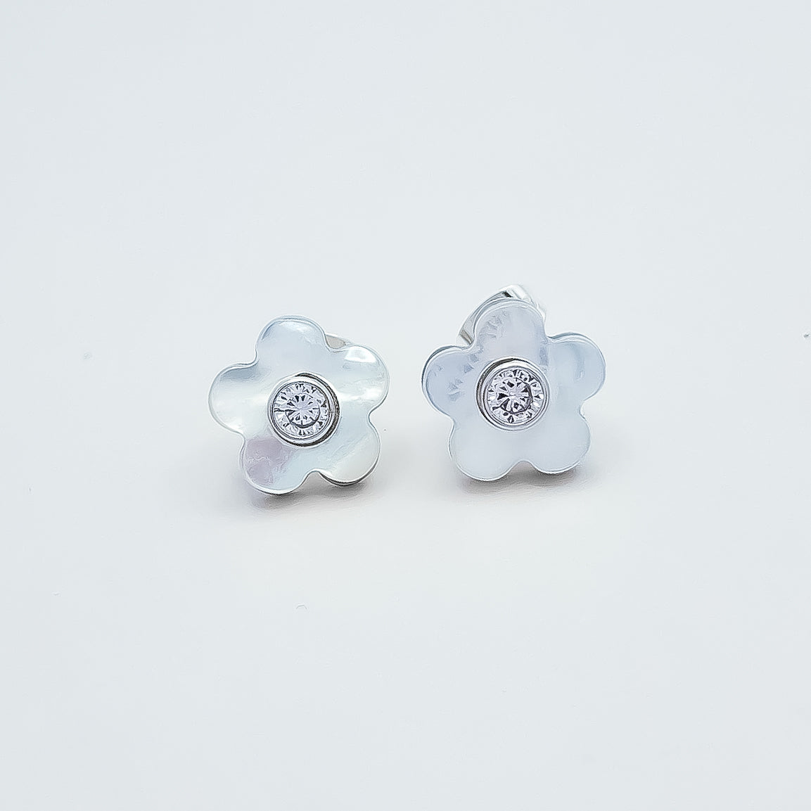 Arete Perla Flor
