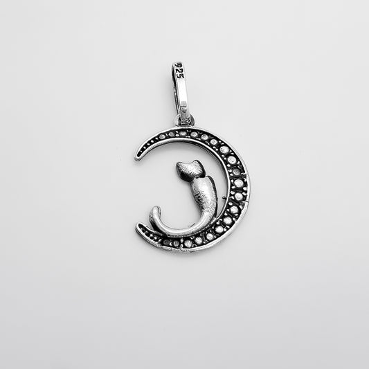 Dije Gato Luna Pavonado