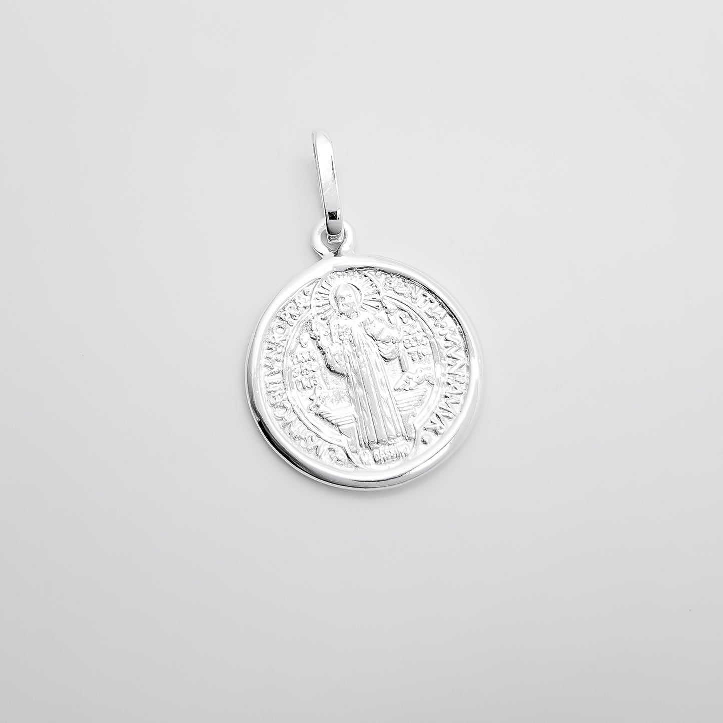 Dije San Benito Bisel Blanco