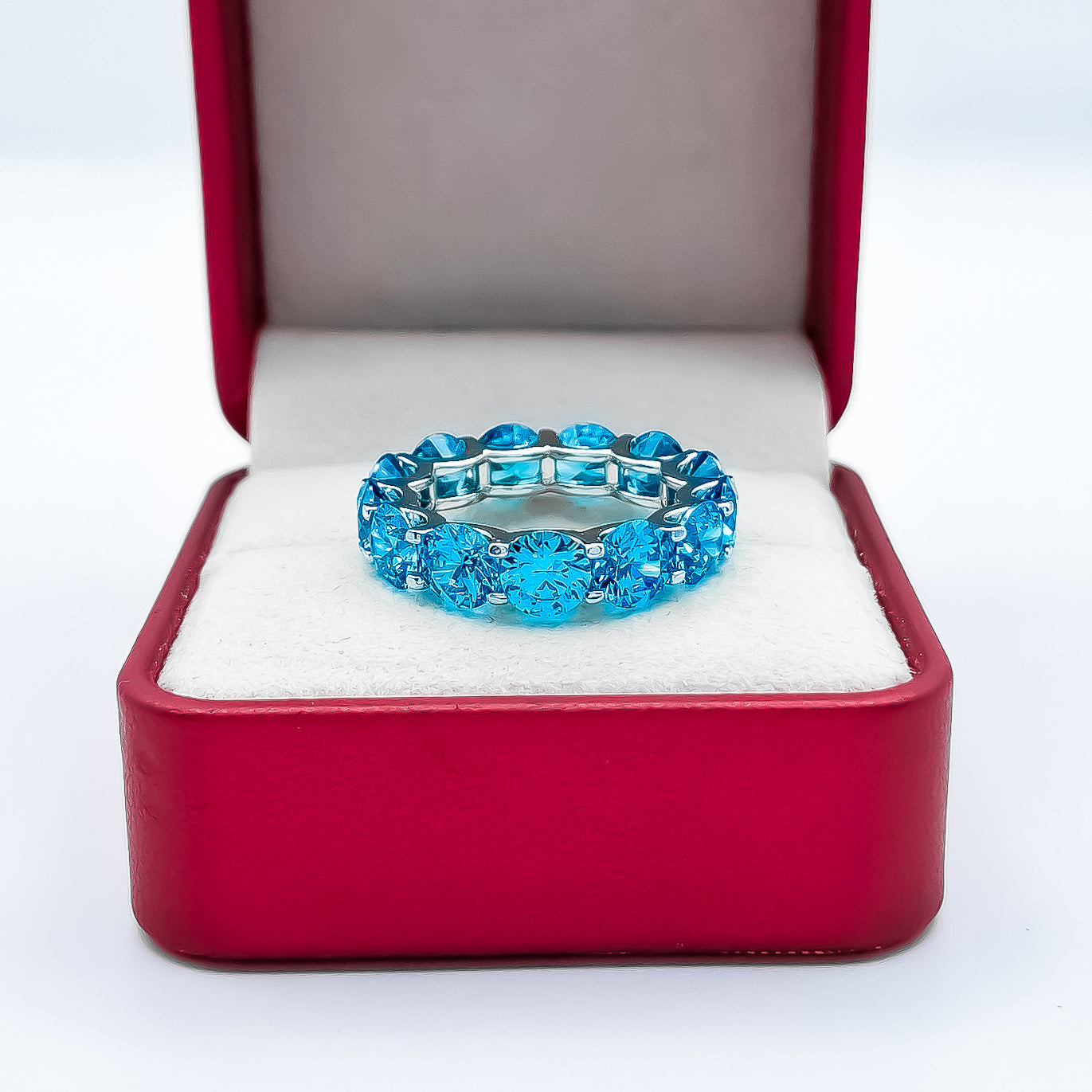 Anillo Zirconia Aqua