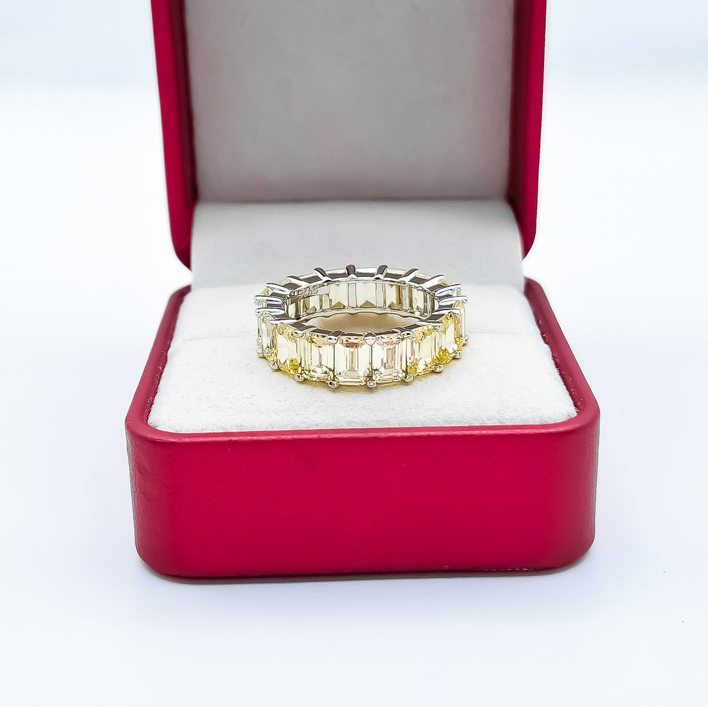 Anillo Amarillo Zirconia
