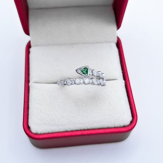 Anillo Zirconia Verdes