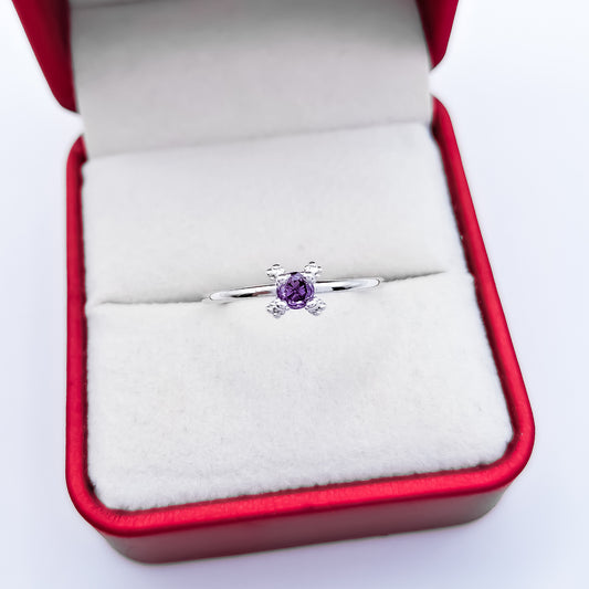 Anillo Oso Lila