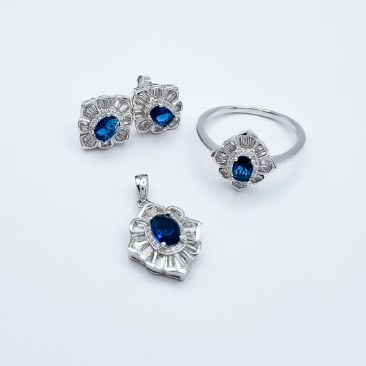 Set Azul Zirconia