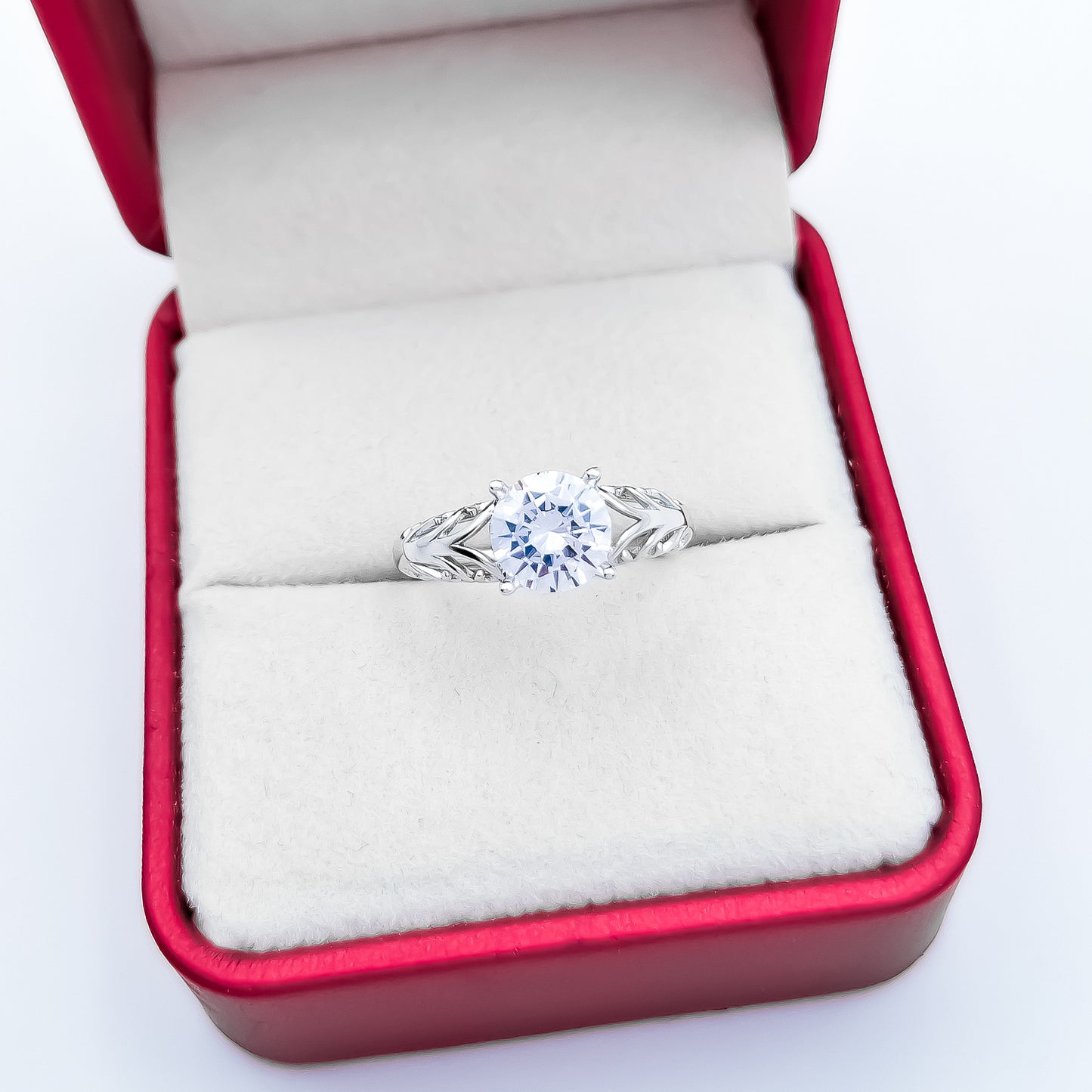 Anillo Solitario Zirconia