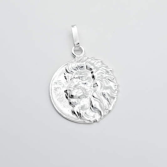 Dije Leon Medalla Blanco