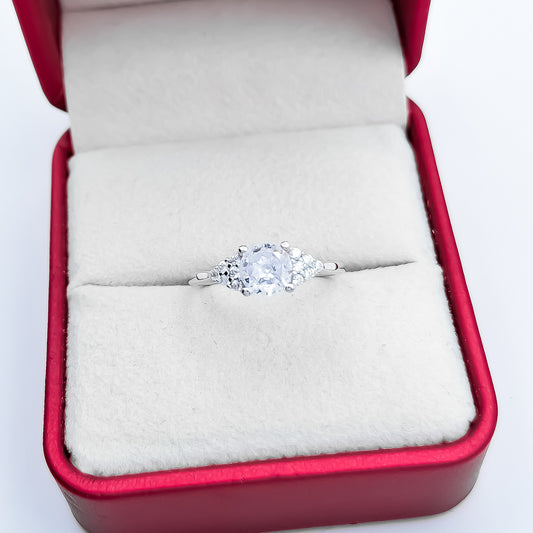 Anillo Solitario Zirconia