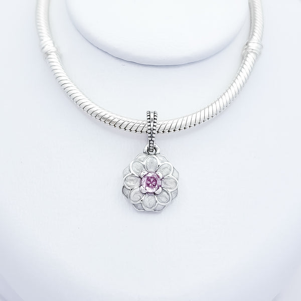 Charm Flor Rosa