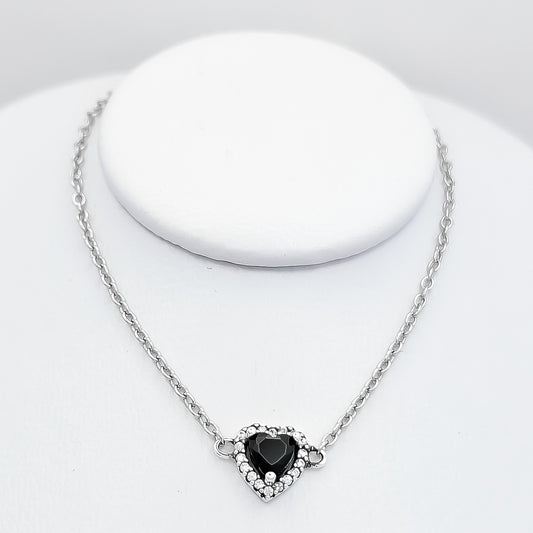 Pulsera Corazon Negro