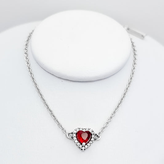 Pulsera Corazon Rojo