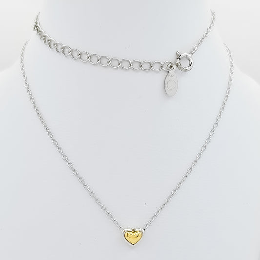 Collar Corazon Dorado