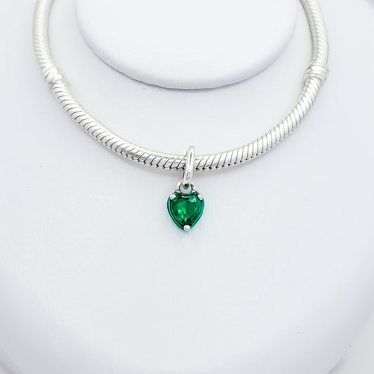 Charm Mini Corazon Verde